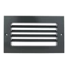 fém szellőzőrács szabályozható zsaluval 300x150 mm, szürke