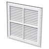Műanyag szellőzőrács rovarhálóval 250x250 mm