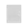 Műanyag szervizajtó szellőzőrácsal 150x200 mm