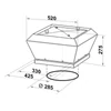 Tetőventilátor Dalap ALBATRO - Ø 285 mm | 1300 m³ / h