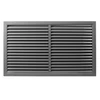 Szellőzőrács préselt alumíniumból - 800x500 mm
