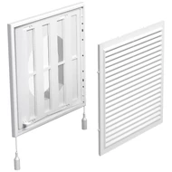 Műanyag állítható szellőzőrács csőcsonkkal, rovarhálóval 150 mm