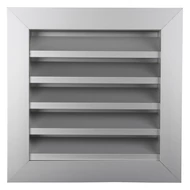 Alumínium szellőzőrács fix zsaluval GRW 200x200 mm 