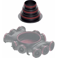 OctoPLUS osztódoboz felső oldali légcsatorna csatlakozó idom 125/160mm/200mm