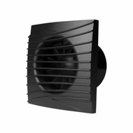Fürdőszoba ventilátor Dark 125 mm visszacsapó szeleppel