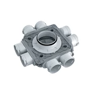 BLAUBERG SR 160/75x8 műanyag osztódoboz csatlakozó csonkkal és bajonett zárral