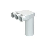 Mennyezeti műanyag szelepfogadó 125/63x3