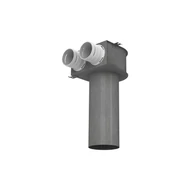 Mennyezeti fém szelepfogadó 125/75x2