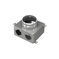 Fém osztódoboz 125/63x2