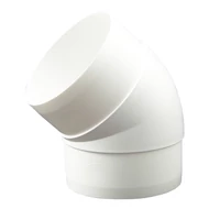 45° könyök idom Ø 125  - műanyag