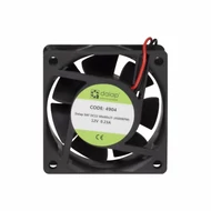 Kis műszerventilátor SAF-230V DC - 12V/60x60x25 (4500 RPM)