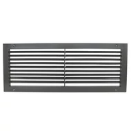 szellőzőrács szabályozható zsaluval 600x300 mm, szürke