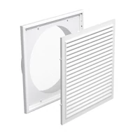 Műanyag szellőzőrács csőcsonkkal 150 mm