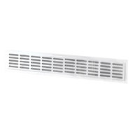 Szellőzőrács ajtóba, bútorba, szigetelésbe, fehér