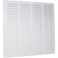  GMP 400N fém szellőzőrács rovarhálóval 400x400 fehér