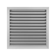 Alumínium szellőzőrács fix zsaluval GRW 450x450 mm