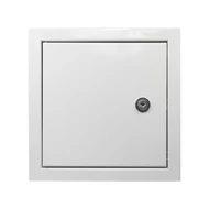 Zárható fém szervizajtó 300x300 mm fehér