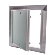 Impregnált, porálló gipszkarton betétes szerelőajtó 400x400 mm