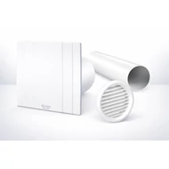 BLAUBERG QUATRO 100 H Fürdőszoba ventilátor- időzítővel és páraérzékelővel