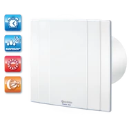 BLAUBERG QUATRO 100 H Fürdőszoba ventilátor- időzítővel és páraérzékelővel