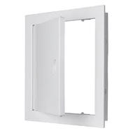 RVDR szervízajtó fogantyúval, fehér