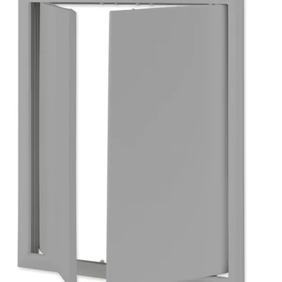 MŰANYAG SZERVIZAJTÓ 400X400 SZÜRKE