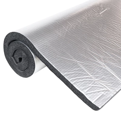 Öntapadós hőszigetelés ALU fóliával, vastagság 10 mm, 1,5 m²