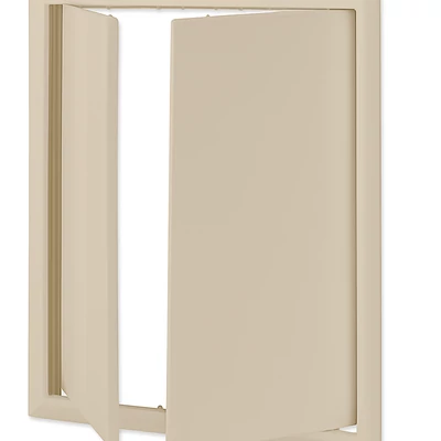 MŰANYAG SZERVIZAJTÓ 400X400 bézs