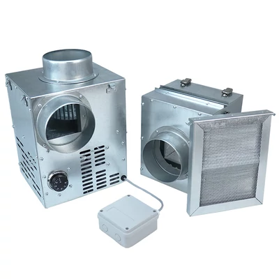 Kandalló ventilátor és szűrő szett Ø 125 mm