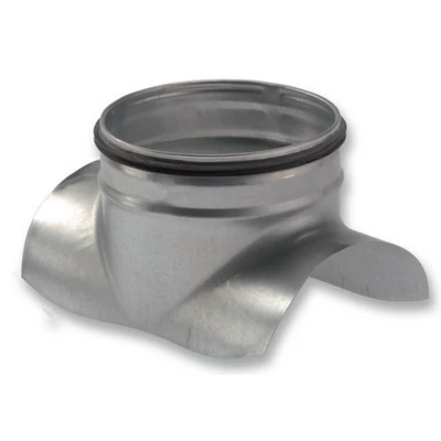 Nyeregidom 90°-os, gumitömítéses 080/080