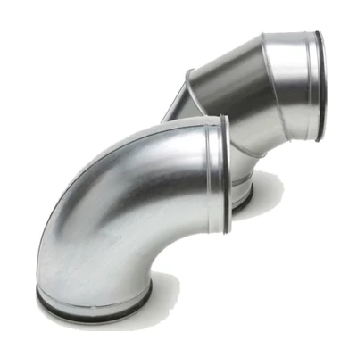 Fém könyökidom 90° gumi tömítéssel Ø 315 mm