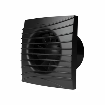 Fürdőszoba ventilátor Dalap Dark 100 mm visszacsapó szeleppel 