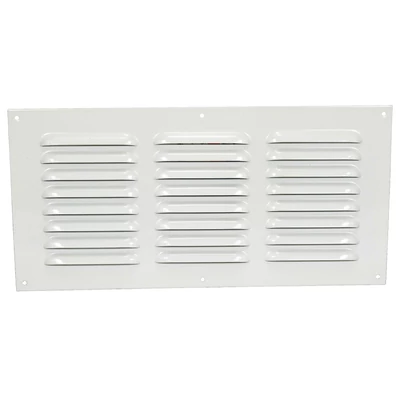 Fém szellőzőrács rovarhálóval 305x150