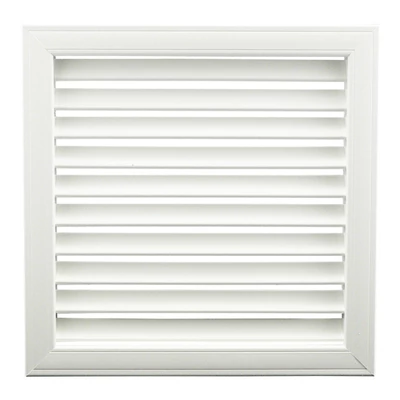 Műanyag szellőzőrács fix zsaluval GPU 512 x 512 MM 