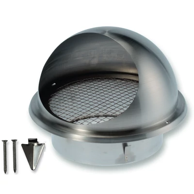 Rozsdamentes acél kültéri esővédő rács 125 mm