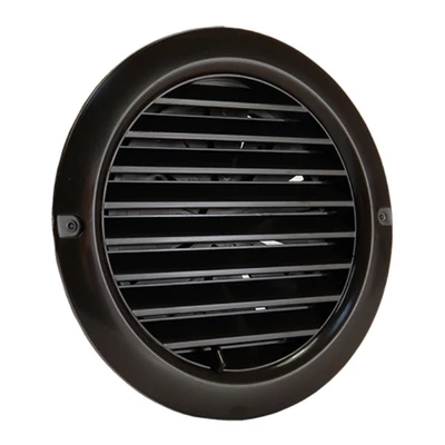 Szabályozható műanyag rács  Ø125mm, barna