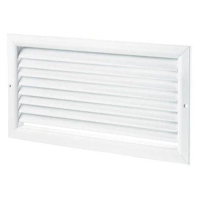 Alumínium szellőzőrács fix zsaluval 300x100 mm