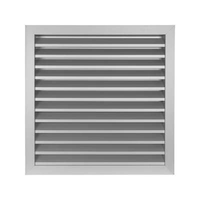 Alumínium szellőzőrács fix zsaluval GRW 500x500 mm 