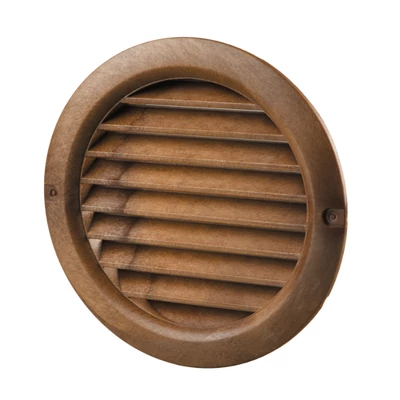 kerek szellőzőrács mahagóni